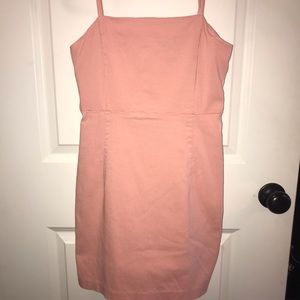 Light pink dress with straps